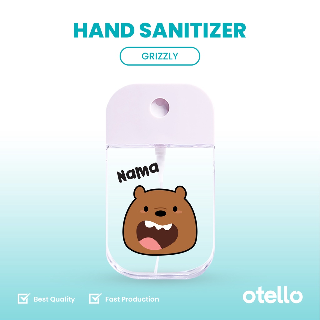 Otello - Custom Pocket Hand Sanitizer We Bare Bears Nama Spray Bottle