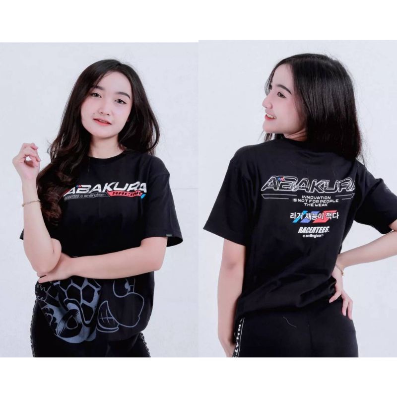 KAOS RACING HELL ABAKURA FREE STICKER BISA COD