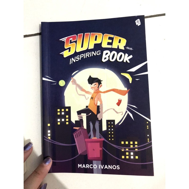 

super not inspiring book marco ivanos+Tanda tangan