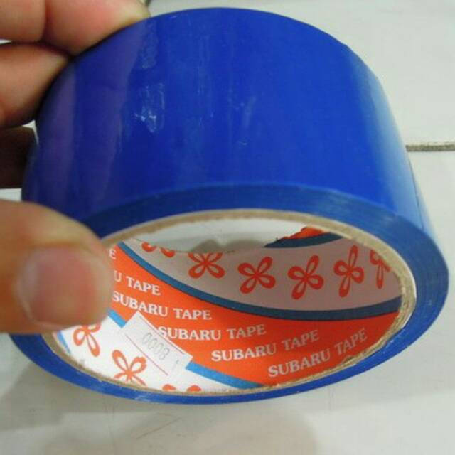 

Plakban Kain 2' Biru Subaru / Cloth Tape / Lakban Kain Biru Subaru