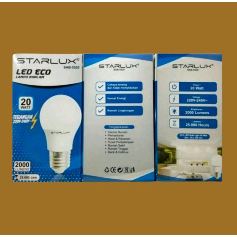 LAMPU LED 20 WATT STARLUX ECO