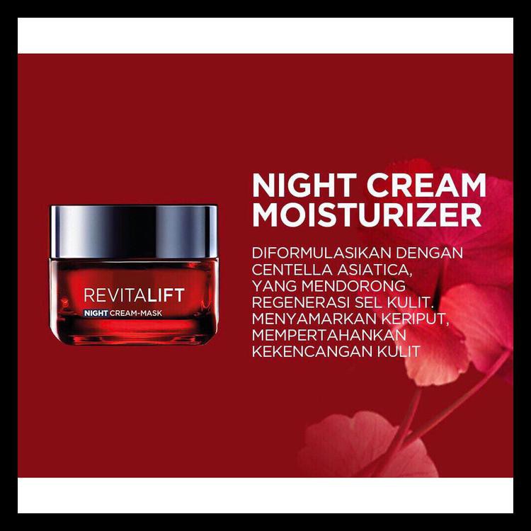 ORI Loreal paris revitalift laser x3 night serum cream 50ml krim malam