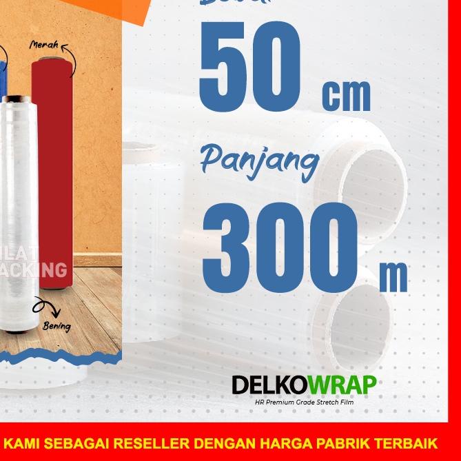 

Stretch Film 50 CM x 300 M Plastik Wrapping SATUAN