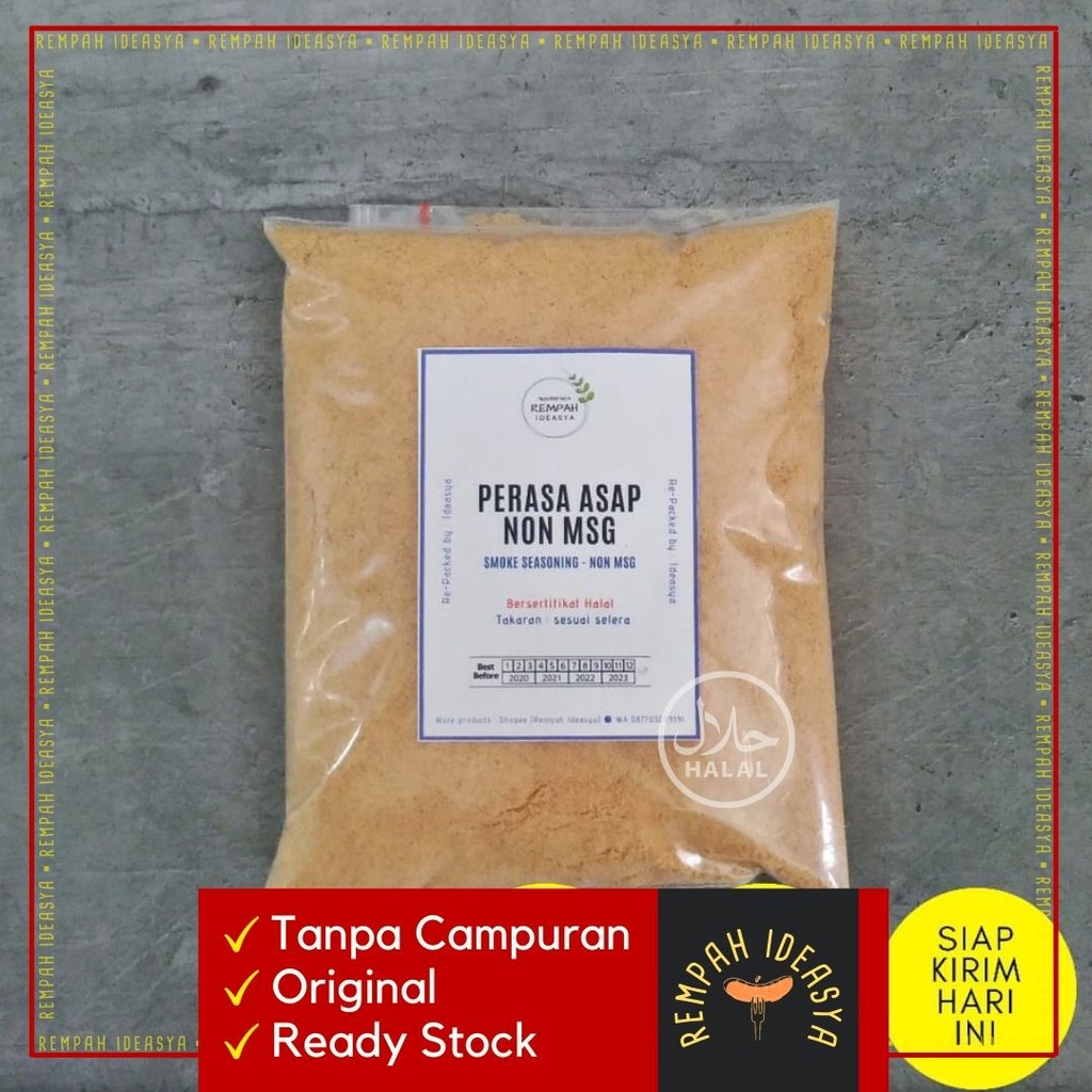 

SIAP KIRIM [GROSIR] Bumbu Perasa Asap Smoke Seasoning Powder No Msg 250gr