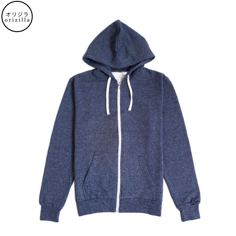 DVD Basic Full Zipper Hooded Jacket - Indigo Blue