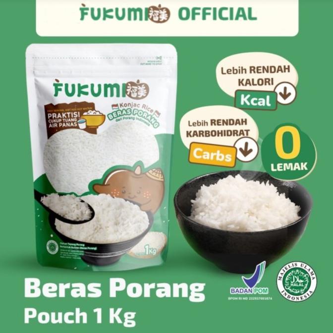

Fukumi Beras Porang - Pouch 1kg - Beras Diet
