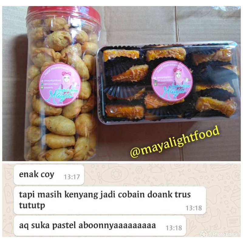 Pastel abon kue bawang  garpu pastel mini kriuk cemilan crispy keripik bawang snack lebaran hampers kue kering