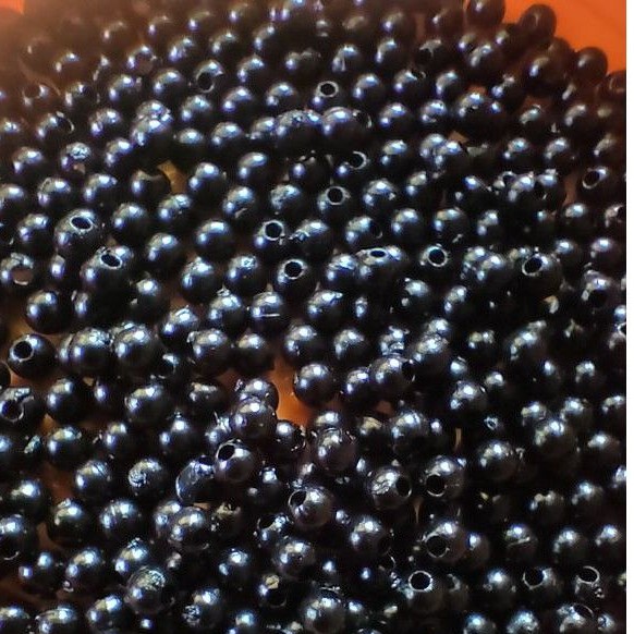 15 Gram Manik Plastik Kapur 3 mm dan 4 mm Hitam (PLA-046-Hitam) Montemanik Craft