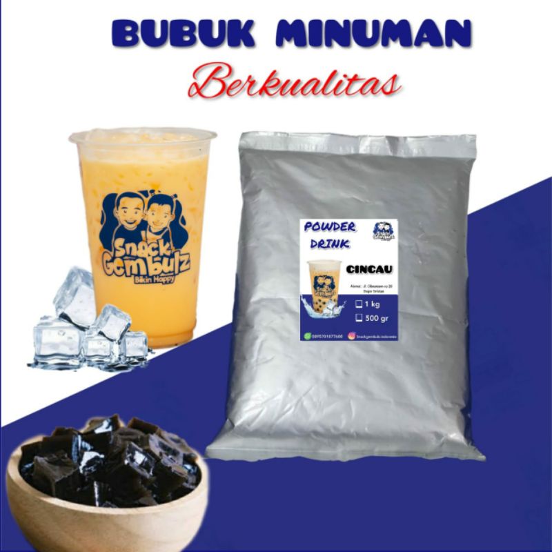 

Cincau/1000gr/500gr/Topping/Serbuk/Powder/Bubuk Minuman Kekinian