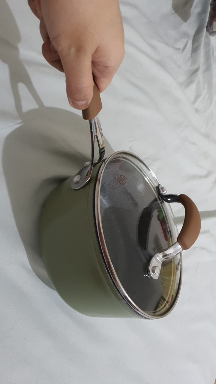 Carote Bio Green Panci Susu Anti Lengket 16/18cm  Lengkap Dengan Tutup