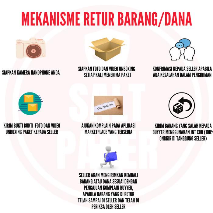 

Kertas Stiker HVS A4 - isi 100 lbr / Kertas Stiker / Sticker HVS Doff