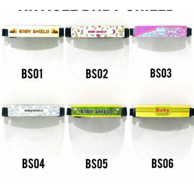 Baby shield face shield baby face shield bayi pelindung wajah bayi