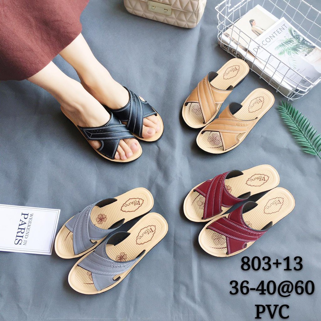 Sandal Wedges Silang Import 803 + 13 Jelly