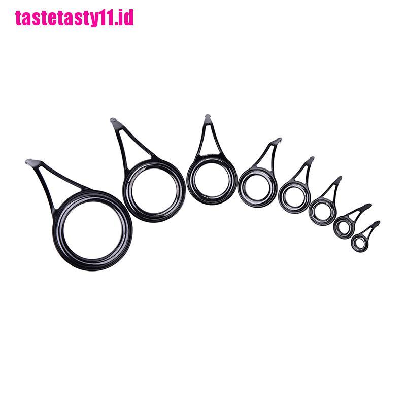 (TTID) 8pcs Ring Guide Joran Pancing 8 Ukuran Untuk Reparasi