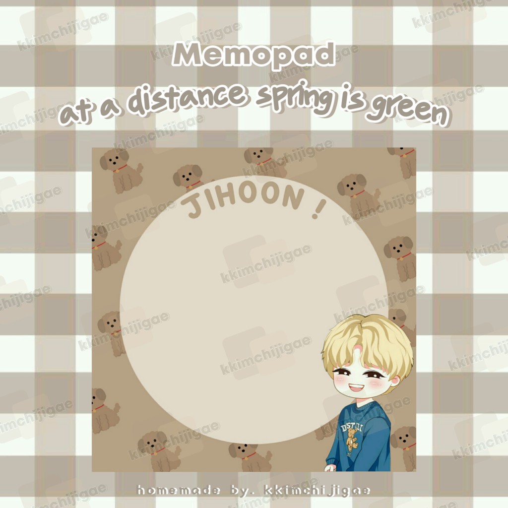 

memopad kdrama at a distance spring is green