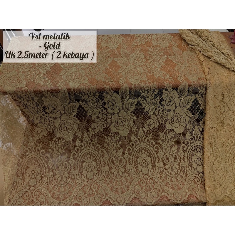 YSL metalik RIJEK halus