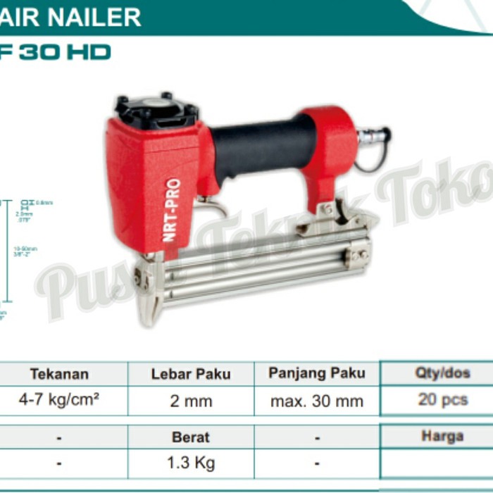 air nailer f30 nrt pro   tembakan paku   nrt pro f30   air nailer