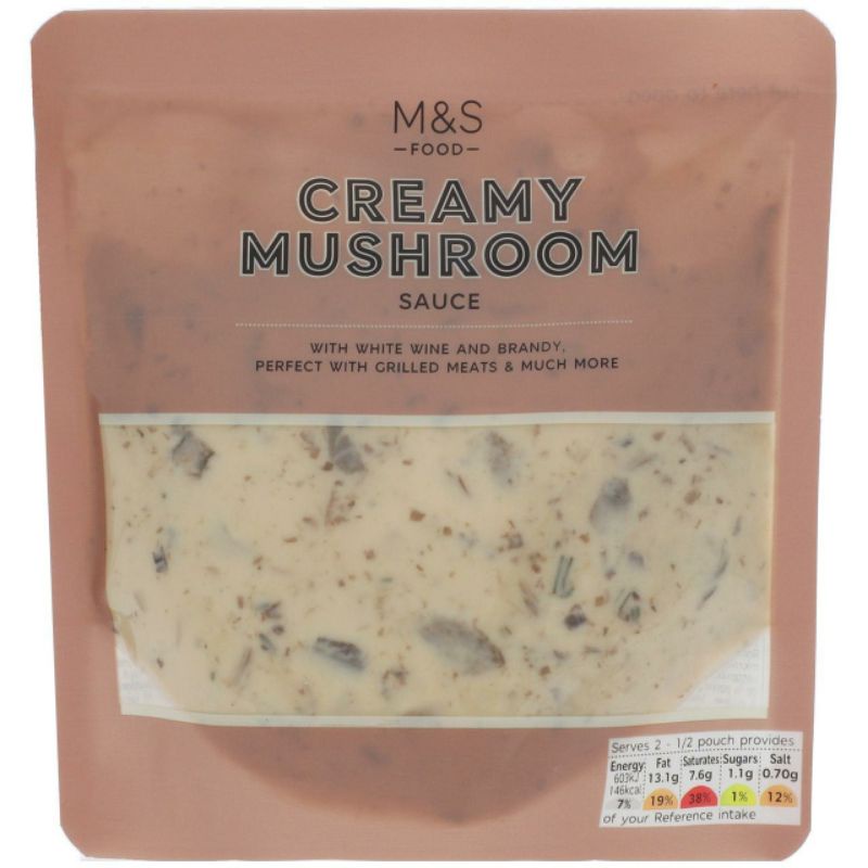 

MARKS & SPENCER M&S FOOD Creamy Mushroom Sauce 200g