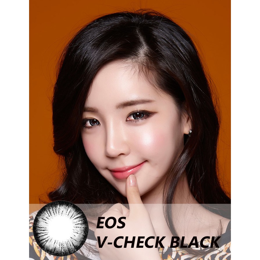 Softlens EOS V-Check - Soflens Black Gray Choco dan Brown