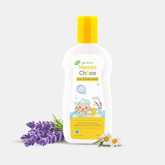 Mama's Choice Hair &amp; Body Wash 200 ML - Sabun Shampoo Bayi