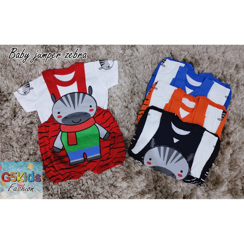  Baju  Anak  Baby Jumper Zebra  AllSize Usia 1 Tahun Shopee 