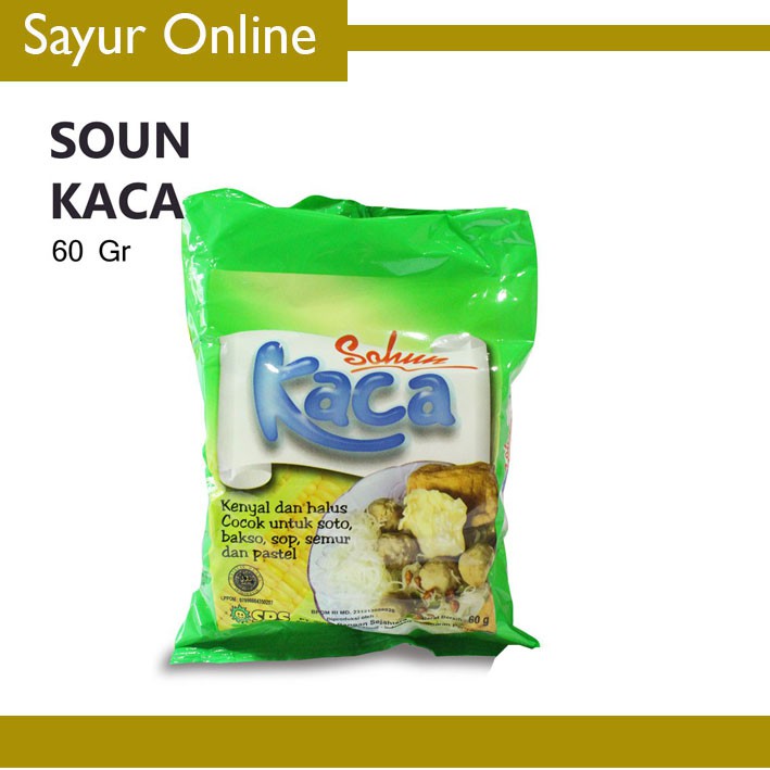 

[SayurOnline] MIE SOUN /SOHUN KACA [1 Pack, 60Gr]