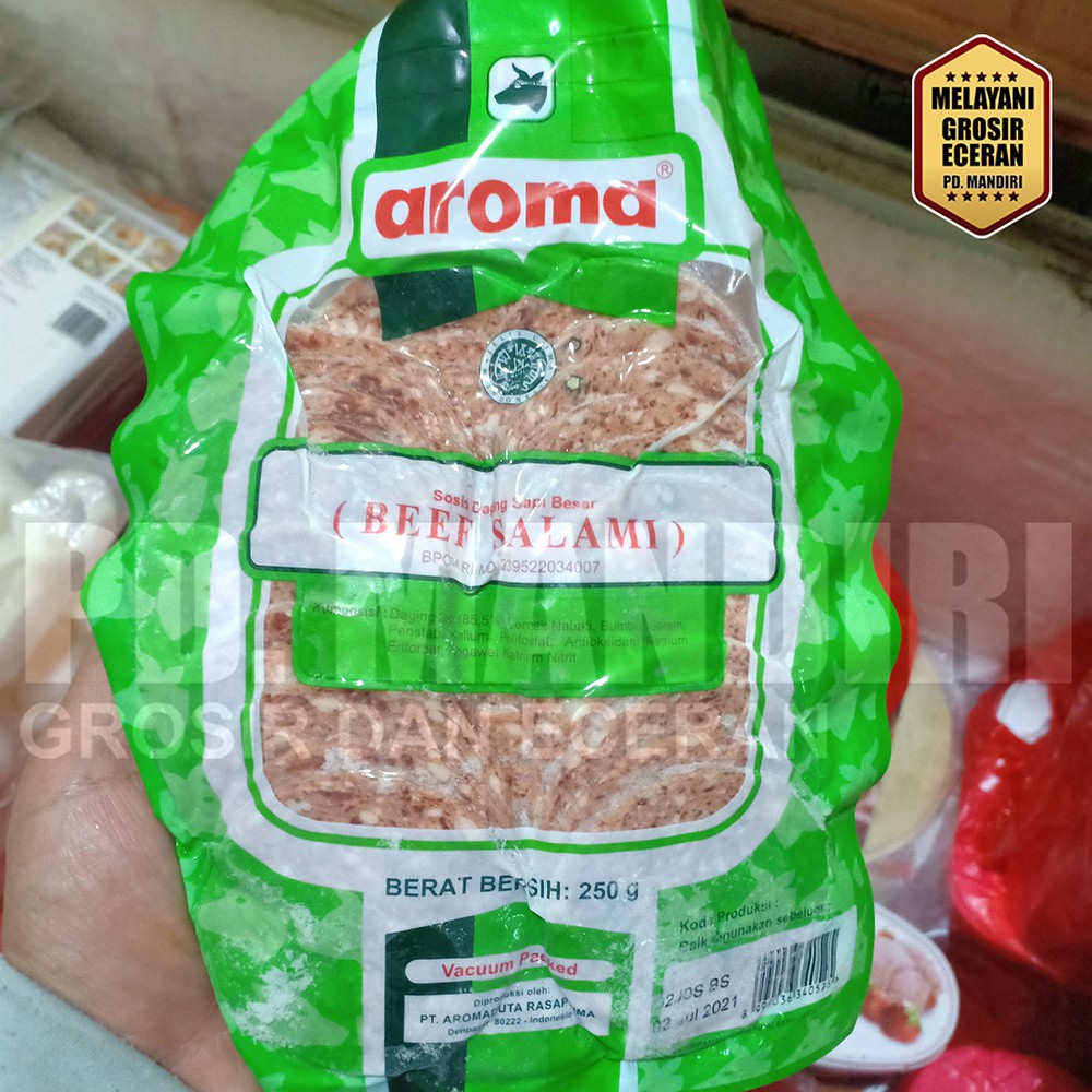 

AROMA BEEF SALAMI 250 GR