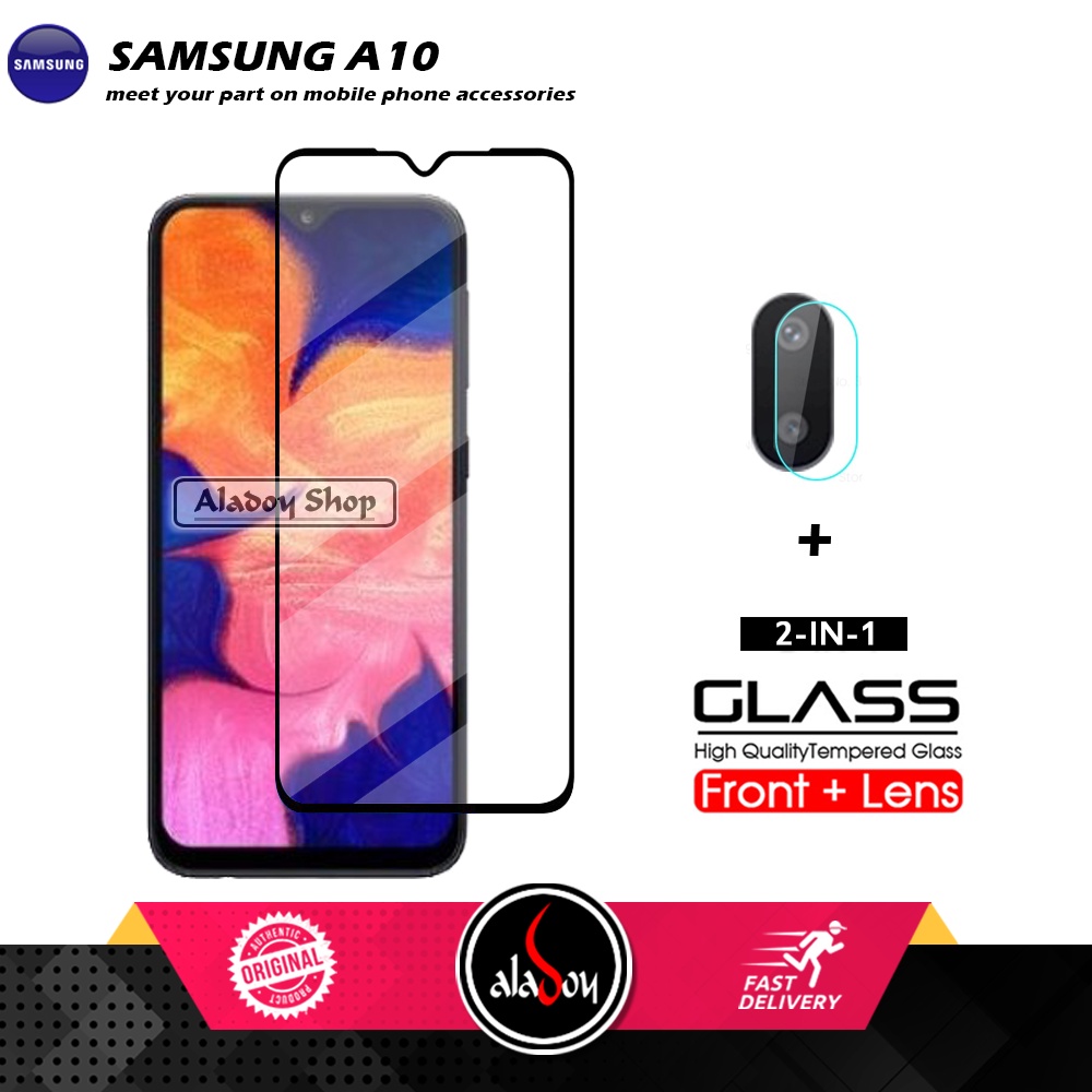 PAKET Tempered Glass Layar Samsung A10 Free Tempered Glass Camera