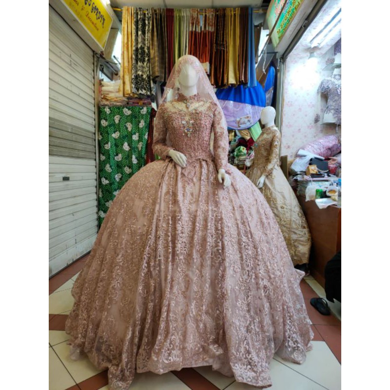 GAUN PENGANTIN BARBIE MODERN//GAUN WEDDING MEWAH//GAUN