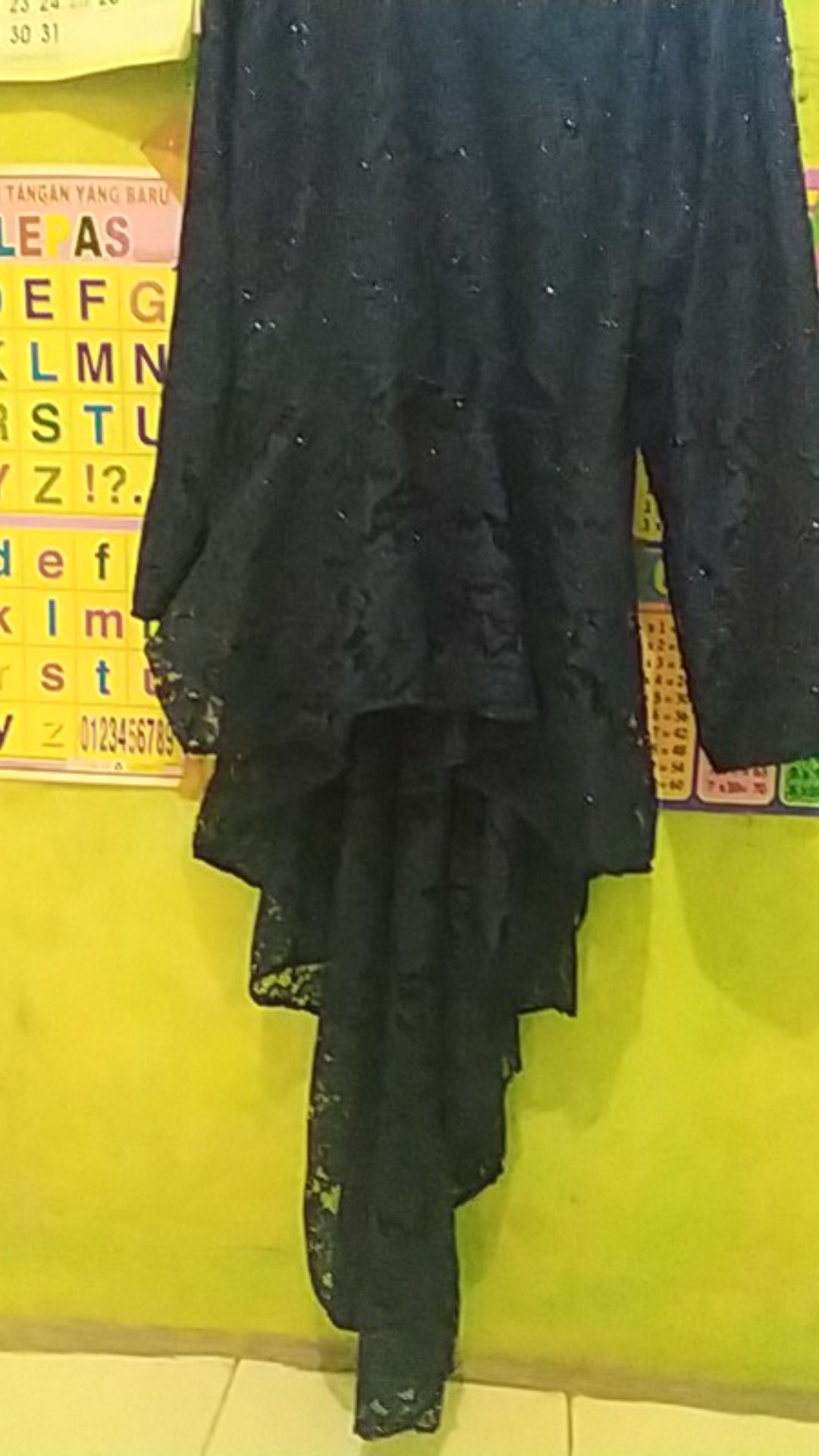 (ada Baju Anak) Couple Batik Setelan Brukat Batik Gurita Safitri