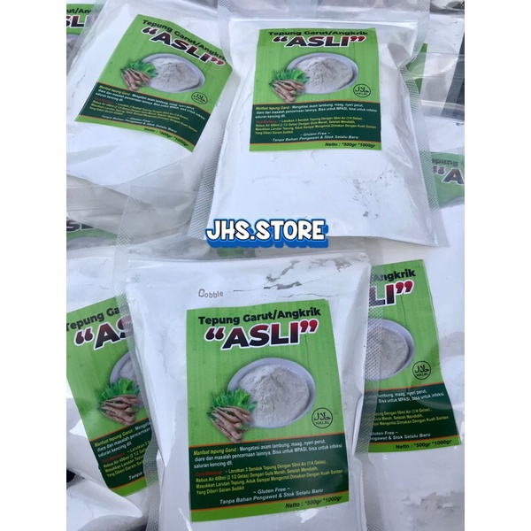 

Tepung Pati Garut Asli / Tepung Garut Obat Asam Lambung / Tepung Angkrik 250gr