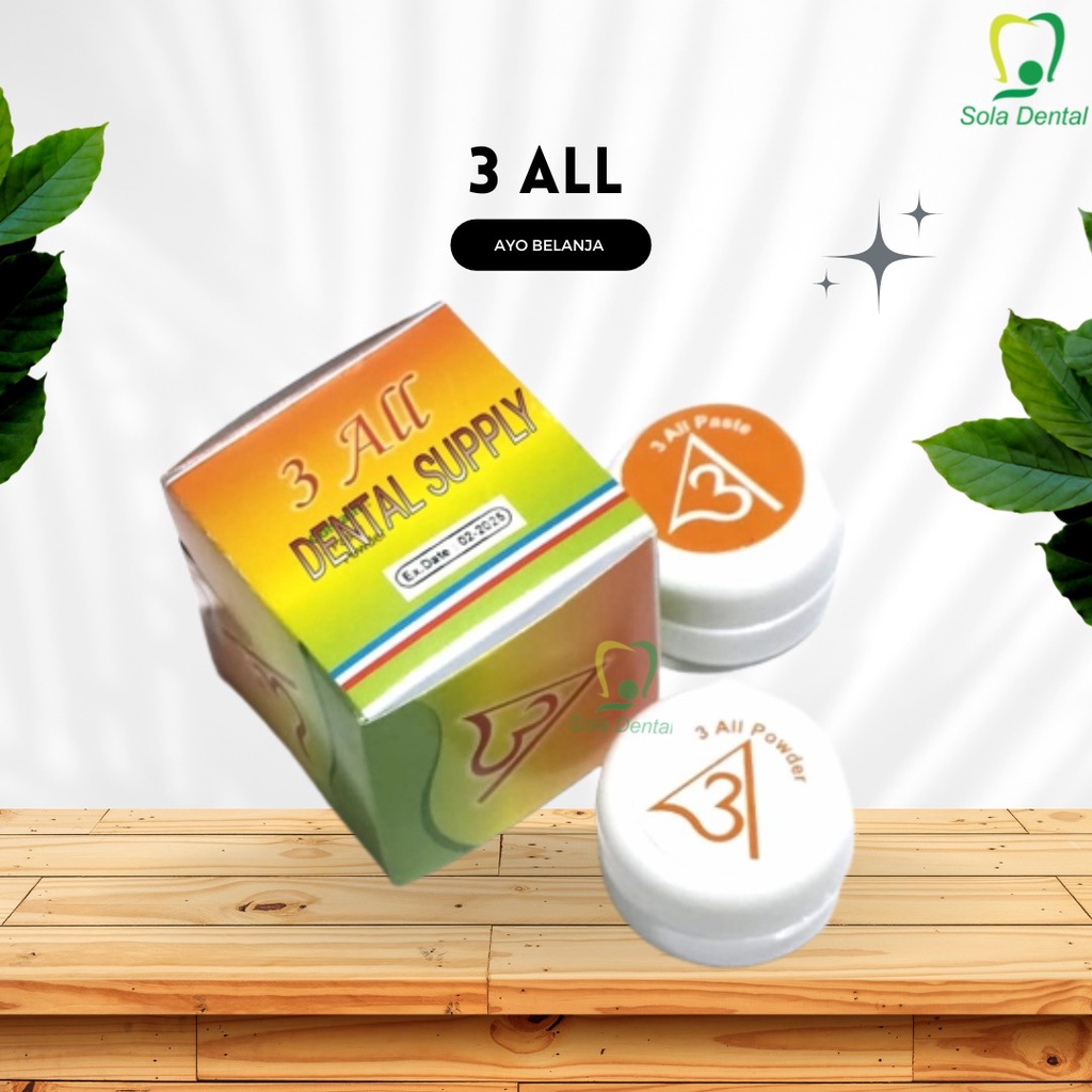 3 All Dental 3 Mix Treatment Gigi Bahan Pengisian Saluran Akar