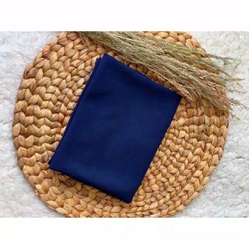 Pashmina tali PED ANTEM , bahan diamond , 170 x 75-Navy