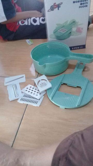 Parutan Serbaguna 8in1/alat Potong Sayur Kentang Gsf 7001