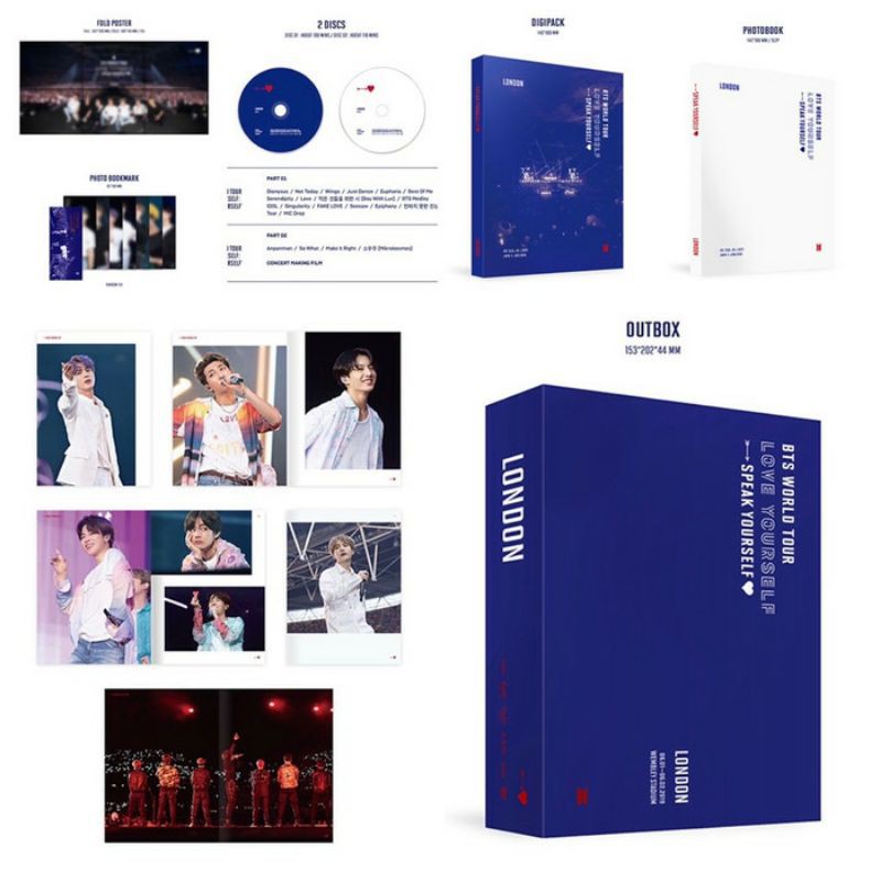 BTS LOVE YOURSELF SYS LONDON DVD-