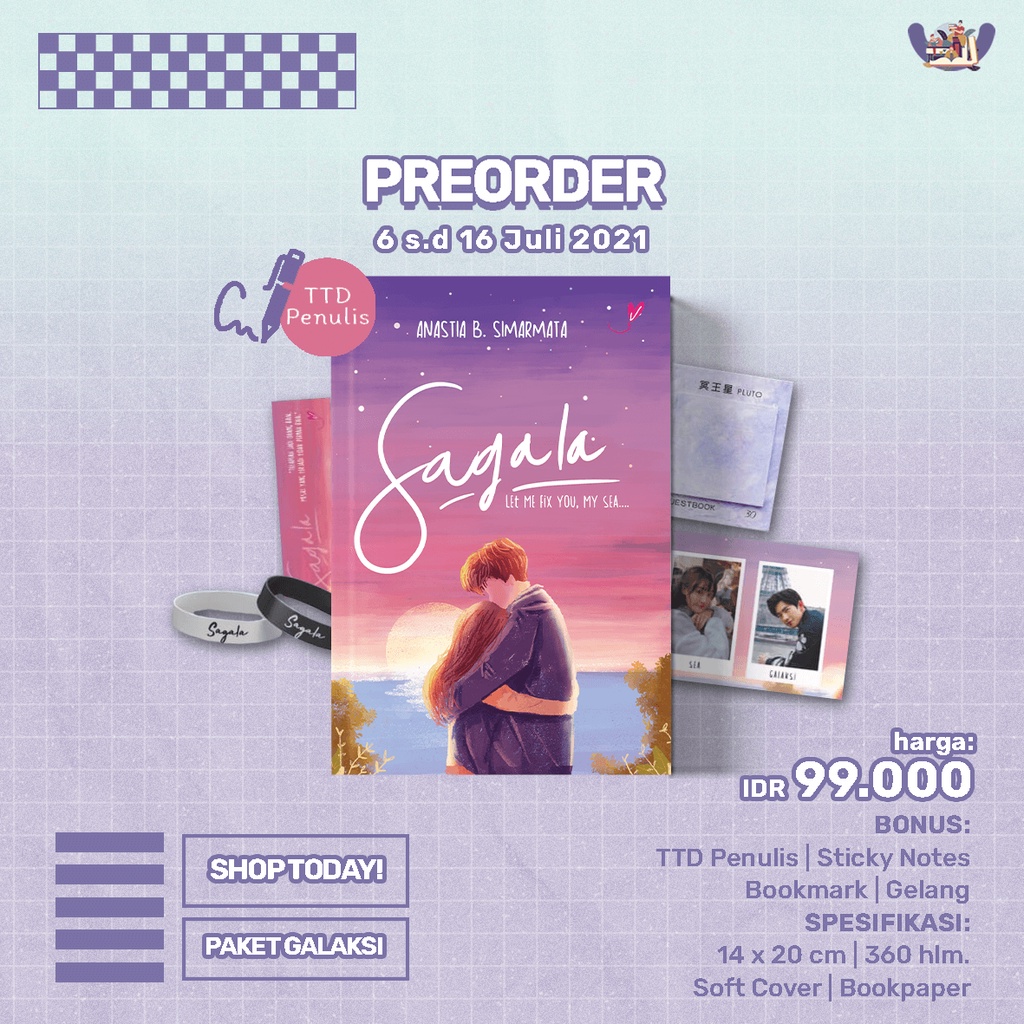 Novel Sagala Penulis: Anastasia Simarmata-PAKET GALAKSI