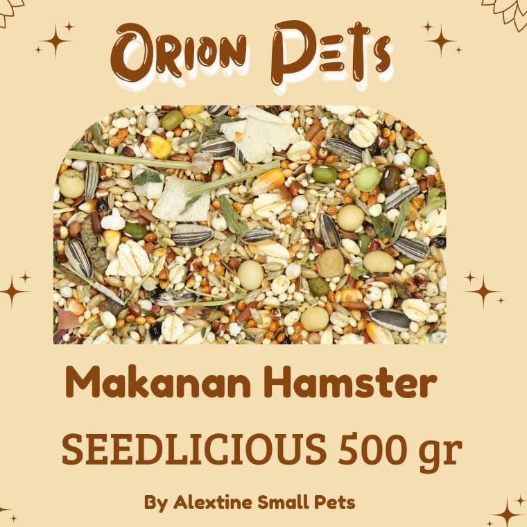 [MZM.25Au22ѕ] SEEDLICIOUS Standard Mix by Alextine Small Pets | Makanan Pokok | Seedmix hamster | Se