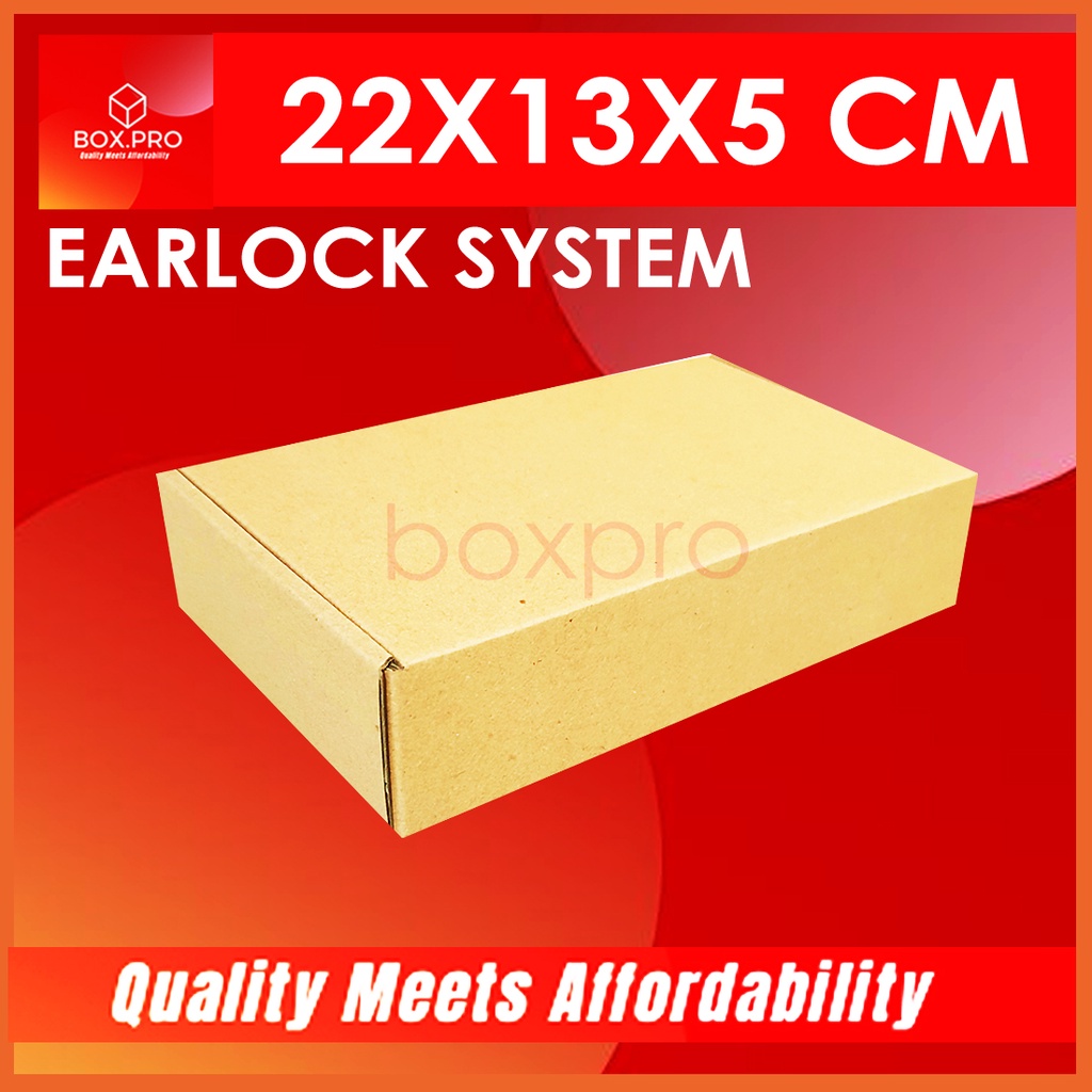 

Kardus Dus uk 22x13x5 cm (ECER) Die Cut Box Kotak Packing Aksesoris Baju Makanan Pizza EARLOCK