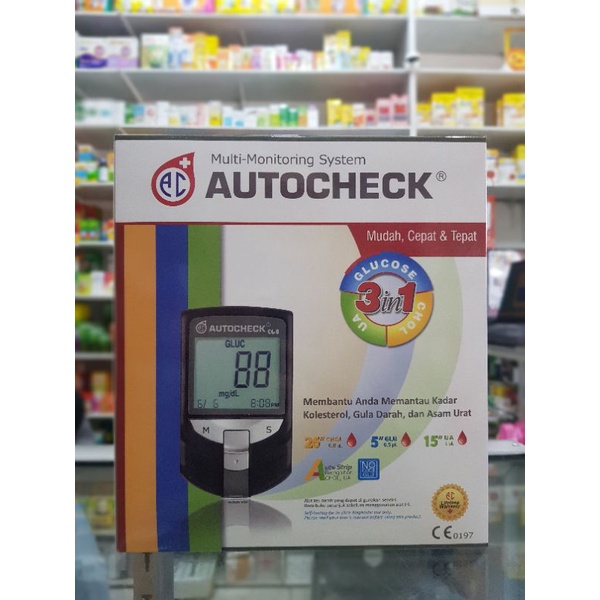 Autocheck 3in1 / Autocheck GCU / Alat Cek Gula / Kolesterol / Asam Urat