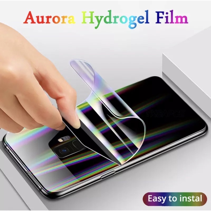 SAMSUNG S21/S21 PLUS/S21 ULTRA/NOTE 20/NOTE 20 ULTRA - SCREEN PROTECTOR BACK COVER - SKIN AURORA