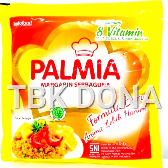 

Ee5041F10 Palmia Margarine Serbaguna 200 Gr Murah 6Gggdddv