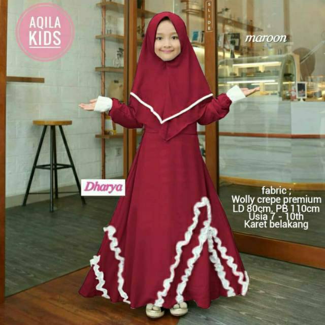 PROMO!! FREE Jilbab AQILA KIDs