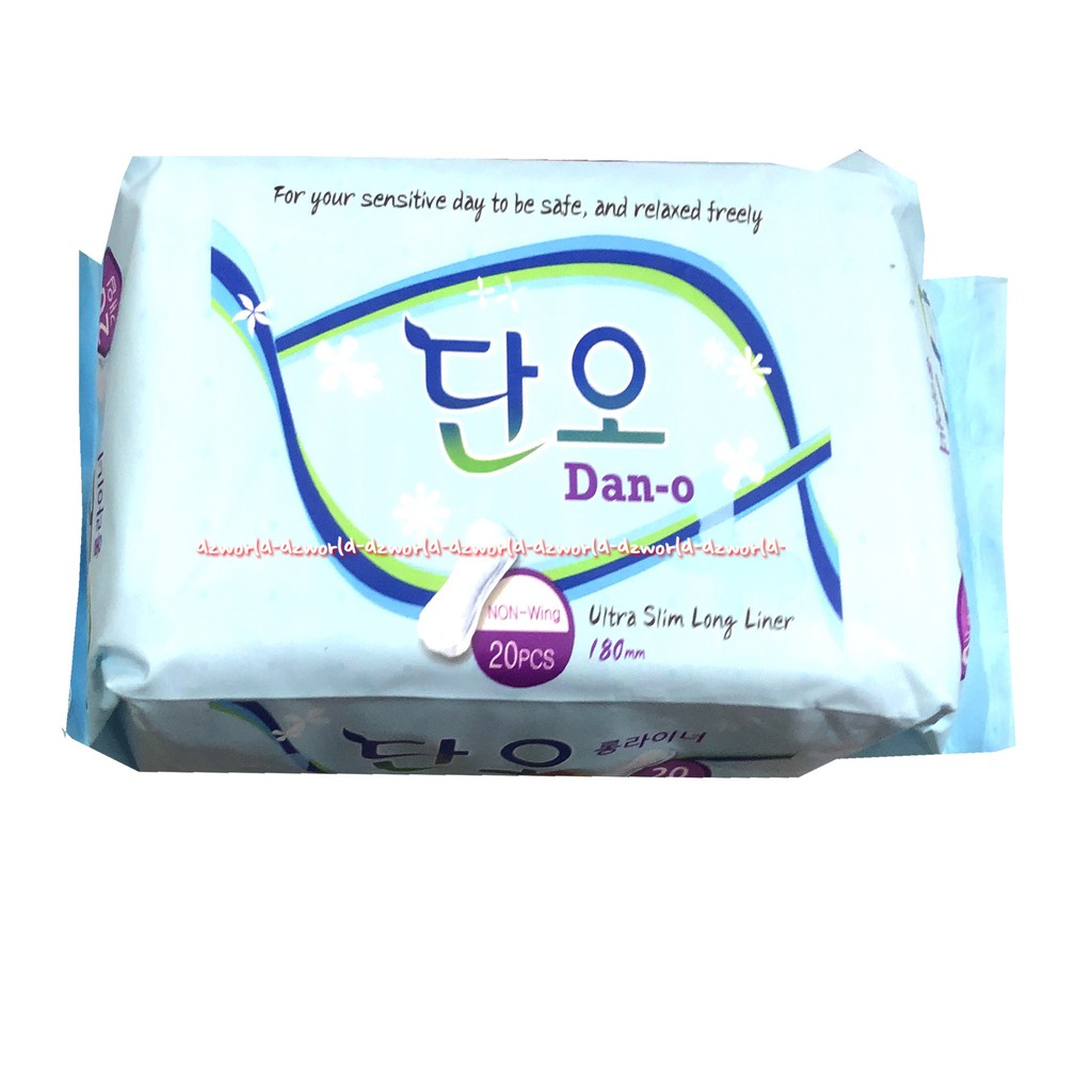 Dan-O Ultra Slim Long Liner 20pcs Pembalut Wanita Panjang Made in Korea Dan O Dano