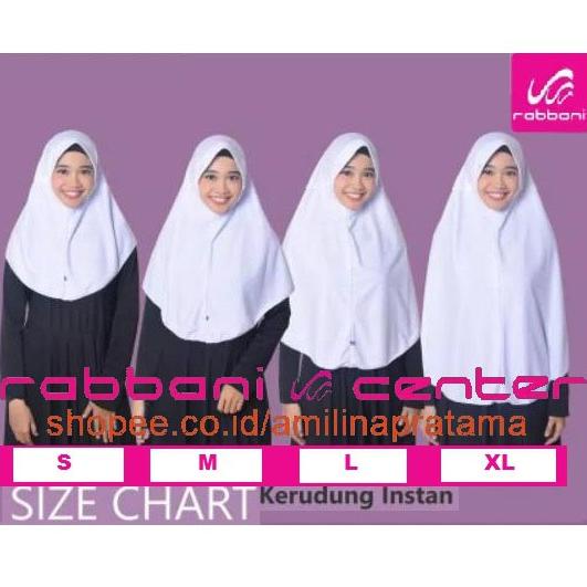 (IND Shop M 16Ju6Ae) kerudung sekolah rabbani innova LX  ORI ukuran S KERUDUNG SEKOLAH RABANI terlar