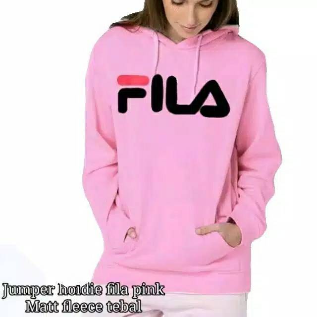 pink fila sweater