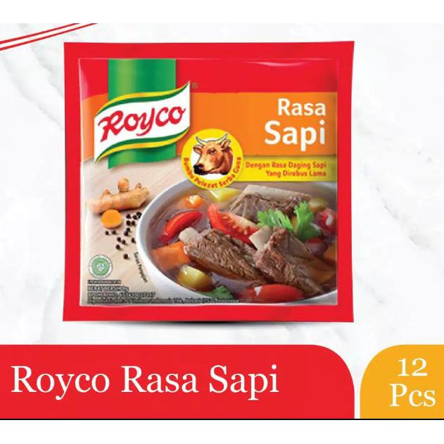 

Aneka Snack Royco Bumbu Penyedap Makanan Rasa Kaldu Sapi 12 Sachet @9 gram / Bumbu Masakan