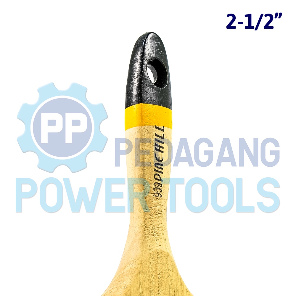 PH-999 KUAS CAT 2.5&quot; INCH GAGANG KAYU KOAS KWAS CAT TEMBOK PAINT BRUSH