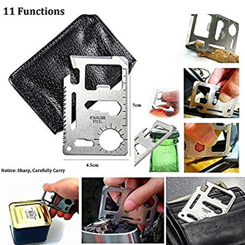 Survival Kit 11 in 1 Multifunctional First Aid SOS Tools