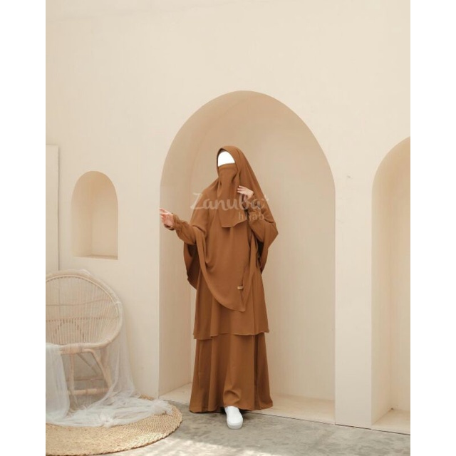 Layer Set, Zanuba hijab, Gamis Set Syari, Special Ramadhan