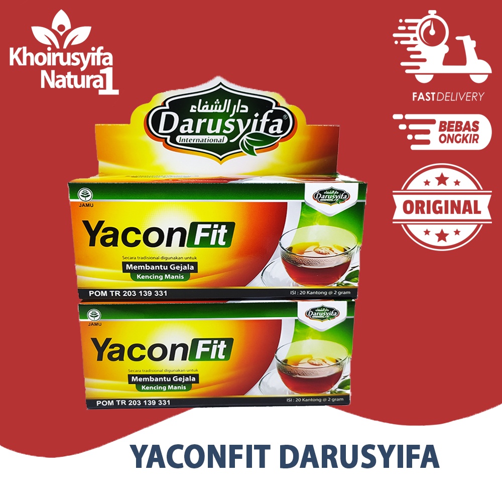 Jual Teh Celup Yaconfit Darusyifa Teh Daun Insulin Teh Celup Yacon